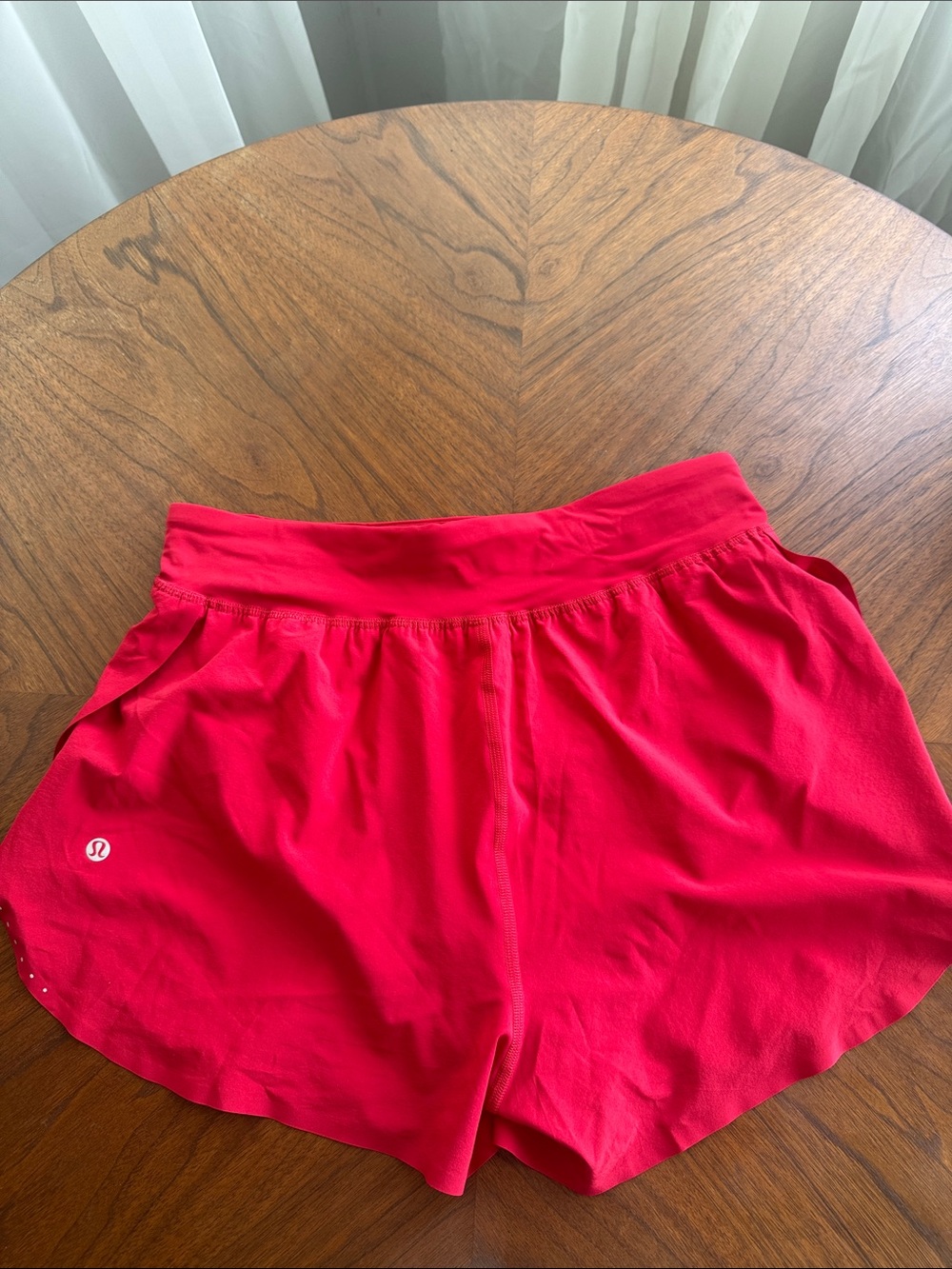 Lululemon Fast and Free Reflective High-Rise Classic-Fit Short 3" Dark Red - Picture 5 of 7